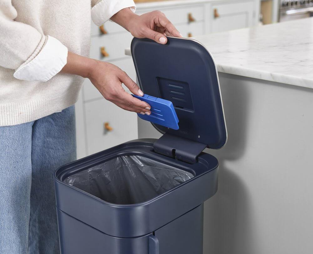 Joseph Joseph Porta 40L Pedal Kitchen Rubbish Bin Midnight Blue - KITCHEN - Bins - Soko and Co