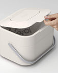 Joseph Joseph Stack 4L Kitchen Compost Bin White - KITCHEN - Bench - Soko and Co