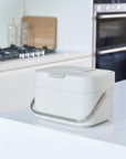 Joseph Joseph Stack 4L Kitchen Compost Bin White - KITCHEN - Bench - Soko and Co