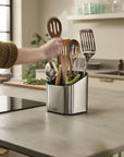 Joseph Joseph Surface Stainless Steel Utensil Holder - KITCHEN - Bench - Soko and Co