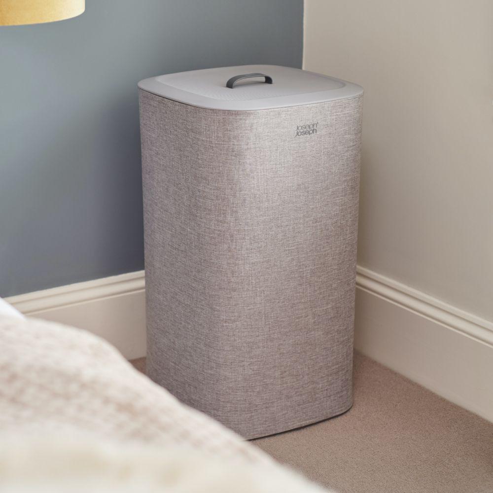 Joseph Joseph Tota 60L Twin Laundry Hamper Grey - LAUNDRY - Hampers - Soko and Co