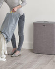 Joseph Joseph Tota 90L Twin Laundry Hamper Grey - LAUNDRY - Hampers - Soko and Co