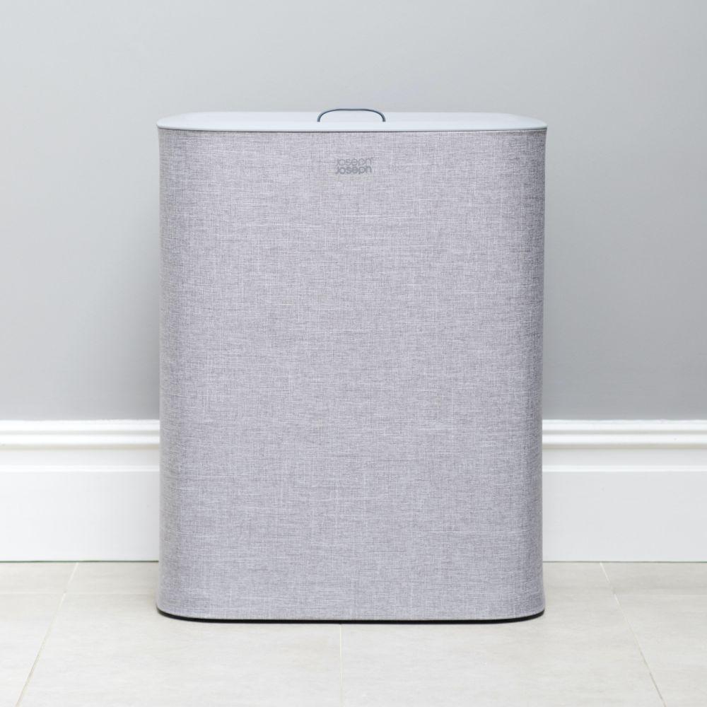 Joseph Joseph Tota 90L Twin Laundry Hamper Grey - LAUNDRY - Hampers - Soko and Co