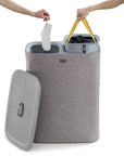 Joseph Joseph Tota 90L Twin Laundry Hamper Grey - LAUNDRY - Hampers - Soko and Co