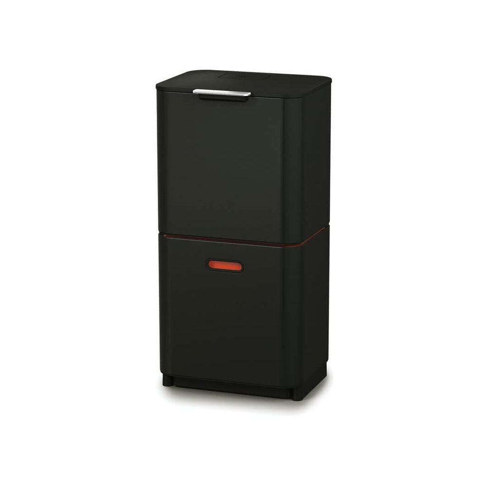 Joseph Joseph Totem Max 60L Kitchen Recycling Bin Carbon Black - KITCHEN - Bins - Soko and Co