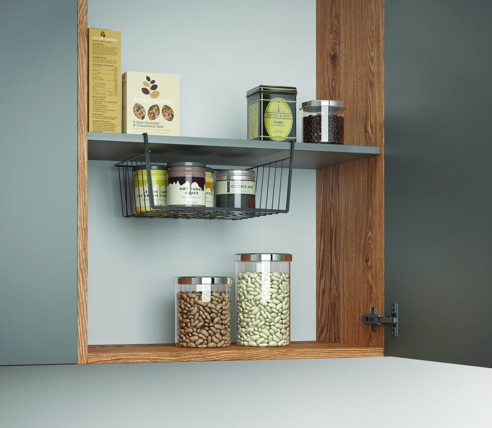 Kanguro Small Under Shelf Basket Matte Black - KITCHEN - Shelves and Racks - Soko and Co