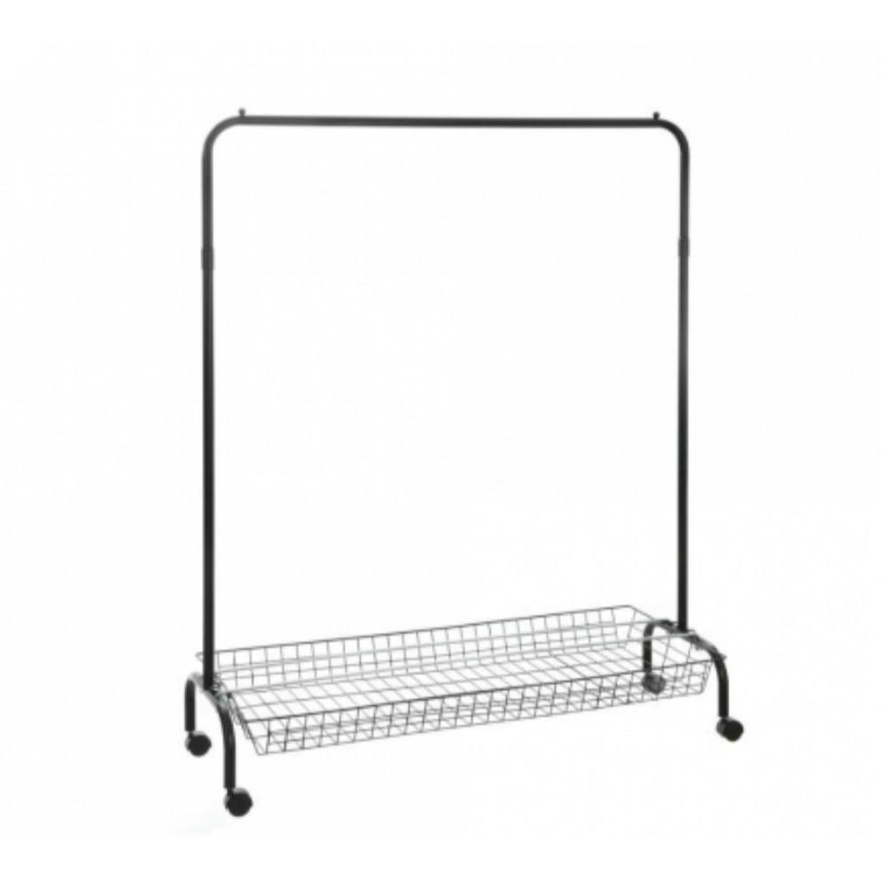 Large Clothes Rack Basket Black - WARDROBE - Garment Racks - Soko and Co