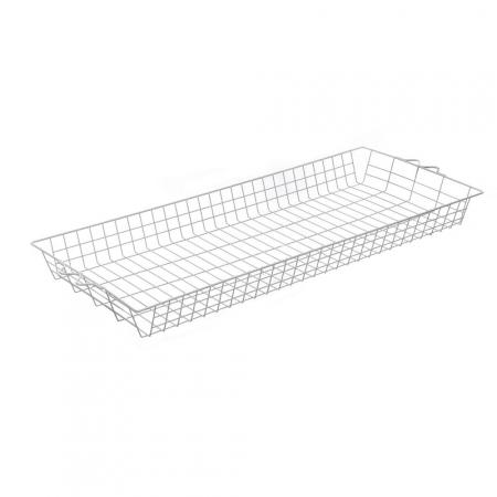 Large Clothes Rack Basket White - WARDROBE - Garment Racks - Soko and Co