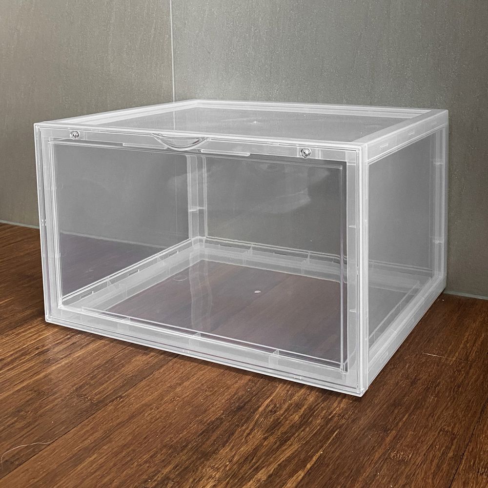 Large Stackable Shoe Box Clear - WARDROBE - Shoe Storage - Soko and Co