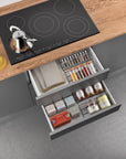 Lava X-Pand Expandable In Drawer Spice Rack Matte Black - KITCHEN - Spice Racks - Soko and Co