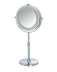 Lumi 5x LED Pedestal Makeup Mirror - BATHROOM - Mirrors - Soko and Co