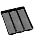 Madesmart 3 Compartment Grip Base Utensil Tray Carbon - KITCHEN - Cutlery Trays - Soko and Co