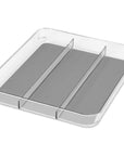 Madesmart 3 Compartment Utensil Tray Clear - KITCHEN - Cutlery Trays - Soko and Co