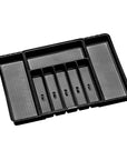 Madesmart 8 Compartment Expandable Grip Base Cutlery Tray Carbon - KITCHEN - Cutlery Trays - Soko and Co