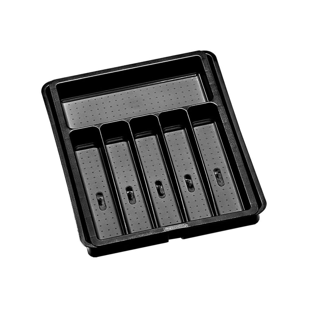 Madesmart 8 Compartment Expandable Grip Base Cutlery Tray Carbon - KITCHEN - Cutlery Trays - Soko and Co