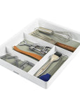 Madesmart Grip Base Junk Drawer Organiser White - KITCHEN - Cutlery Trays - Soko and Co