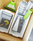 Madesmart Large Deep Grip Base Storage Bin White - KITCHEN - Organising Containers - Soko and Co