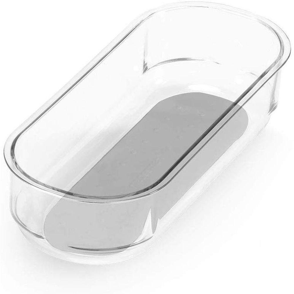 Madesmart Medium Slim Grip Base Drawer Organiser Clear - KITCHEN - Cutlery Trays - Soko and Co