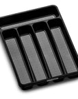 Madesmart Mini 5 Compartment Grip Base Cutlery Tray Carbon - KITCHEN - Cutlery Trays - Soko and Co