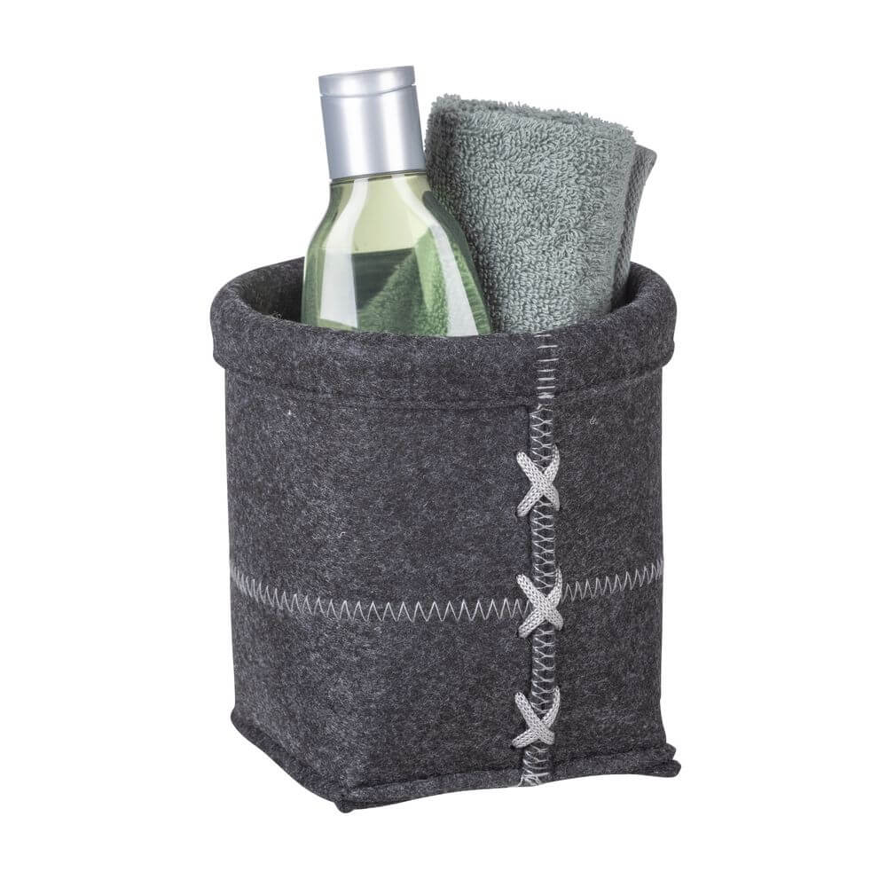 Mara Small Felt Storage Basket - HOME STORAGE - Baskets and Totes - Soko and Co