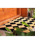 Natural Coir Doormat Black Diamond - HOME STORAGE - Accessories and Decor - Soko and Co