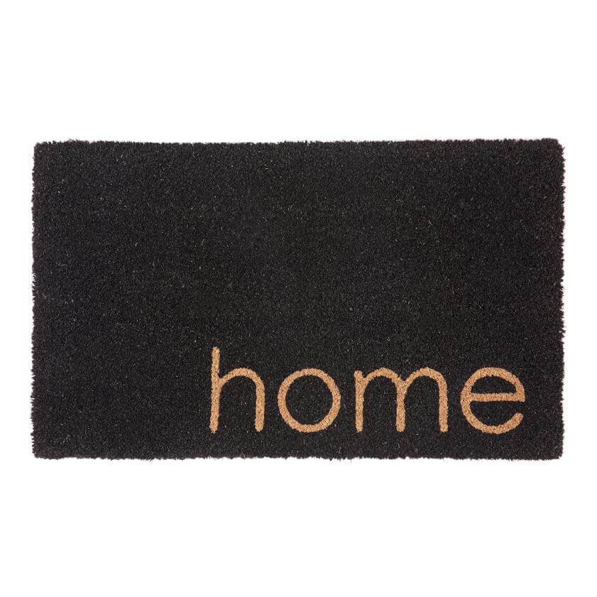 Natural Coir Doormat Black Home - HOME STORAGE - Accessories and Decor - Soko and Co