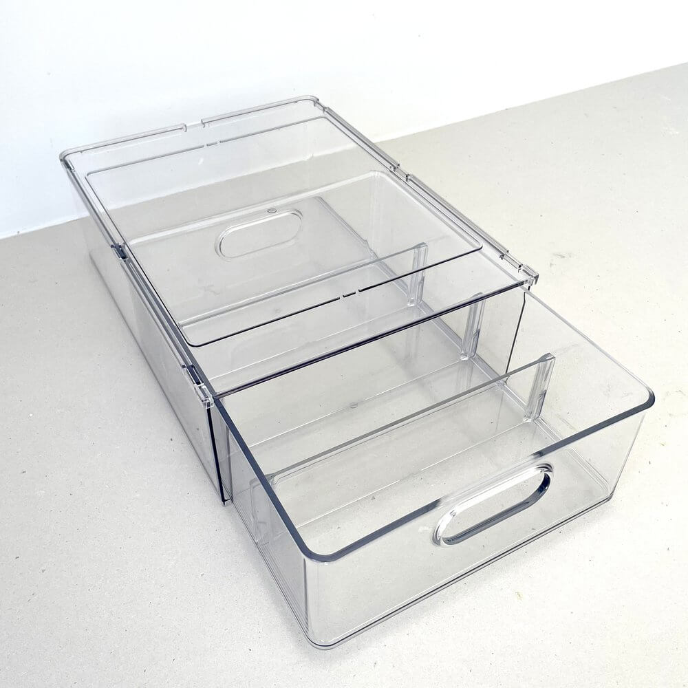 Nina 6L Stackable Divided Acrylic Drawer - KITCHEN - Fridge and Produce - Soko and Co