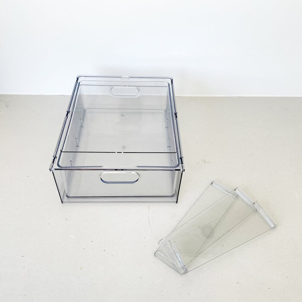 Nina 6L Stackable Divided Acrylic Drawer - KITCHEN - Fridge and Produce - Soko and Co