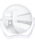 Noale 5x Folding Handheld Makeup Mirror White - BATHROOM - Mirrors - Soko and Co