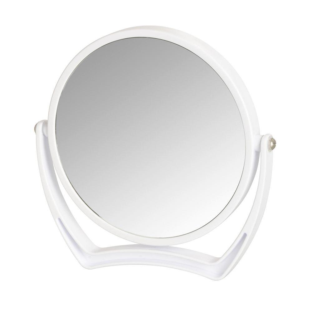 Noale 5x Folding Handheld Makeup Mirror White - BATHROOM - Mirrors - Soko and Co