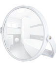 Noale 5x Folding Handheld Makeup Mirror White - BATHROOM - Mirrors - Soko and Co