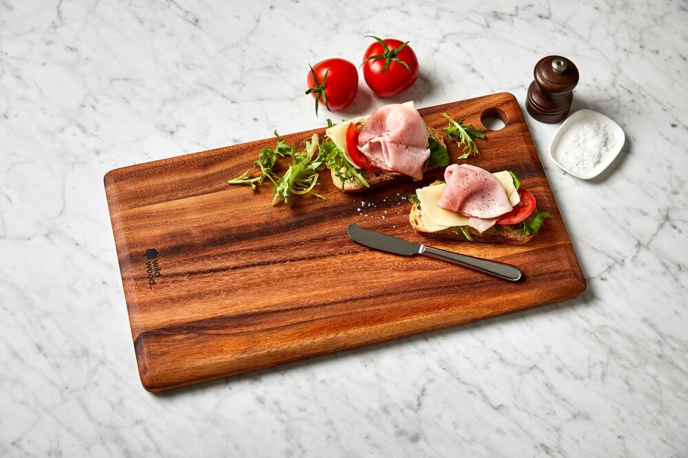 Noosa Rectangular Acacia Chopping Board Large - KITCHEN - Bench - Soko and Co