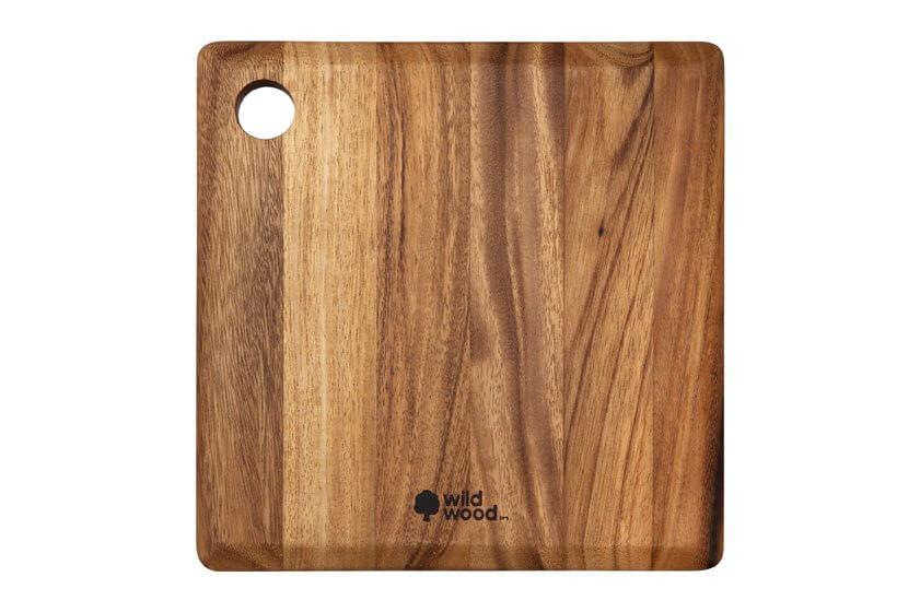 Noosa Square Acacia Chopping Board Small - KITCHEN - Bench - Soko and Co