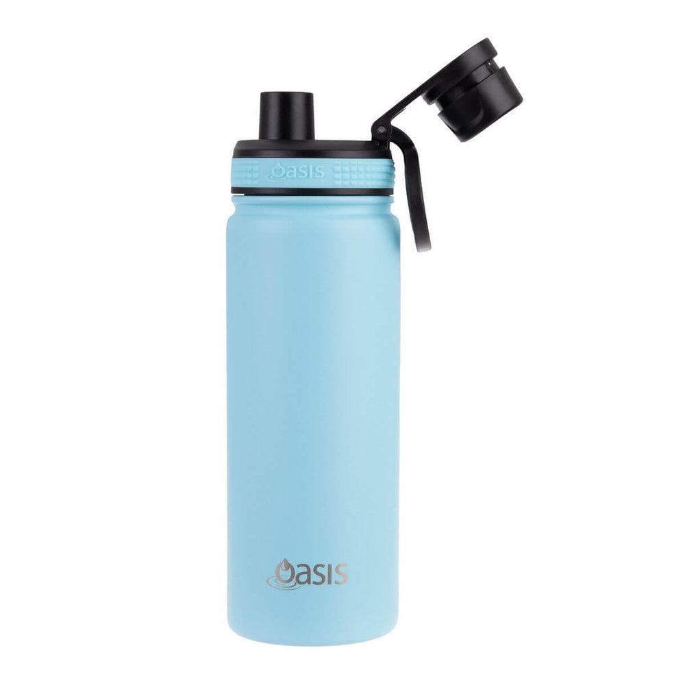 Oasis 550ml Insulated Challenger Water Bottle Island Blue - LIFESTYLE - Water Bottles - Soko and Co