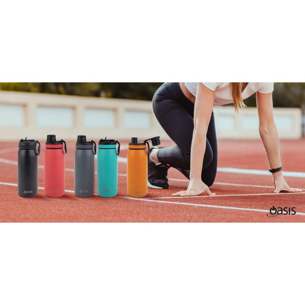 Oasis 780ml Insulated Sports Water Bottle Black - LIFESTYLE - Water Bottles - Soko and Co