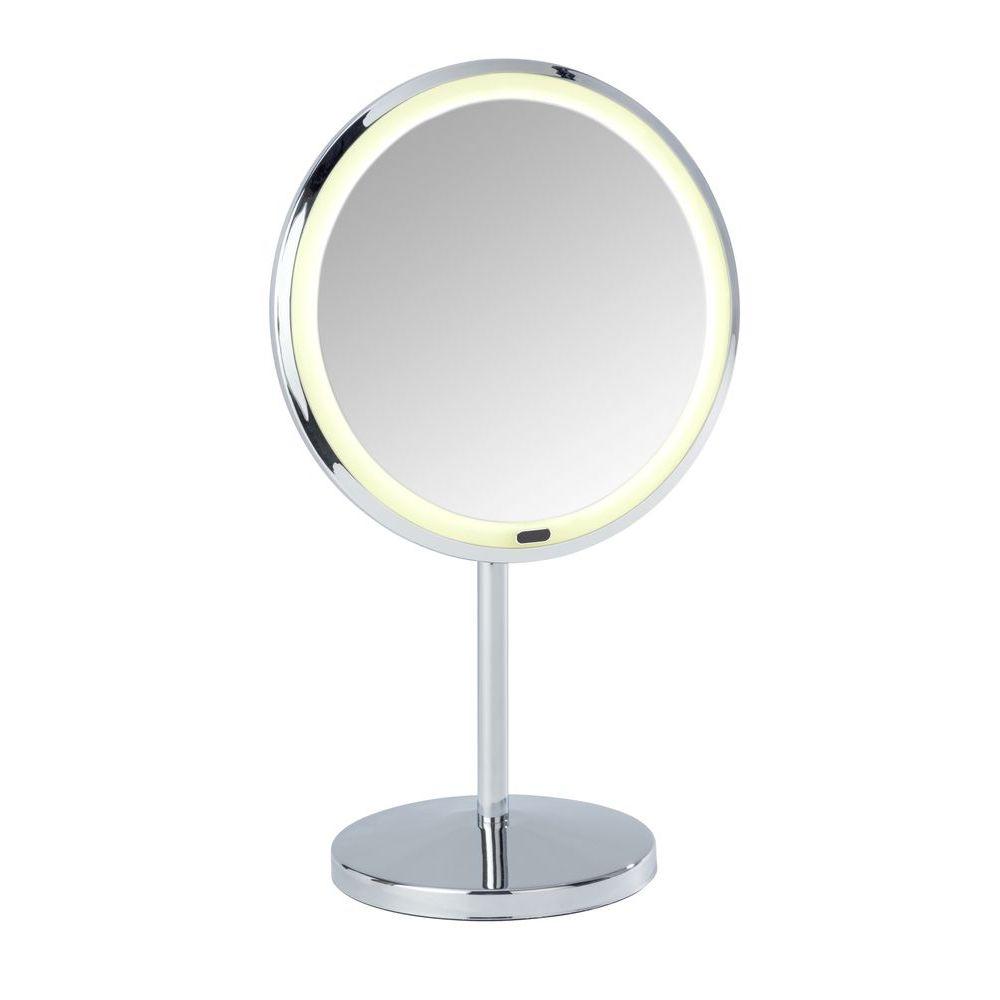 Onno 5x LED Pedestal Makeup Mirror - BATHROOM - Mirrors - Soko and Co