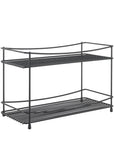 Oregano 2 Tier Wide Freestanding Spice Rack Matte Black - KITCHEN - Spice Racks - Soko and Co