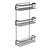 Origin 3 Tier Rectangular Shower Caddy & Shelf Matte Black - BATHROOM - Shower Caddies - Soko and Co