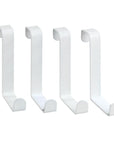 Over Door Hooks 4 Pack White - WARDROBE - Over the Door Hooks - Soko and Co