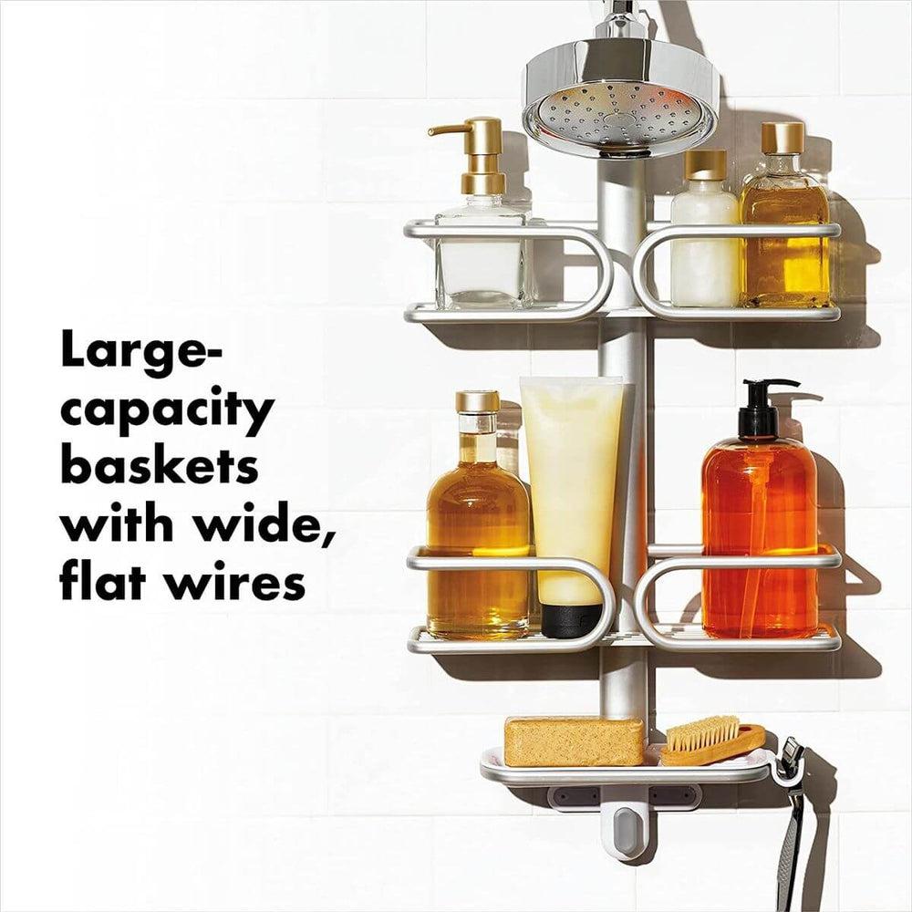 OXO 3 Tier Aluminium Shower Caddy - BATHROOM - Shower Caddies - Soko and Co