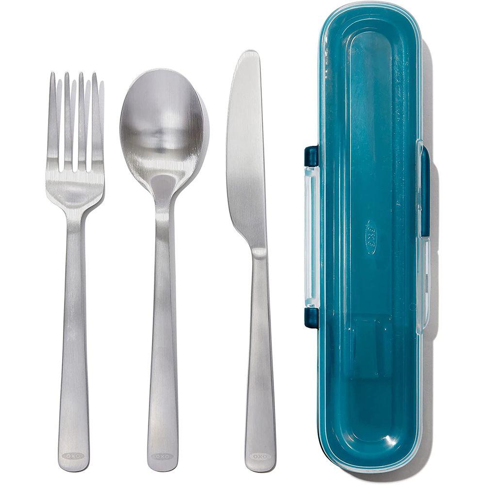 OXO Prep & Go Stainless Steel Cutlery Set - KITCHEN - Reusable Cutlery - Soko and Co