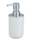 Posa Soap Dispenser White & Chrome - BATHROOM - Soap Dispensers and Trays - Soko and Co