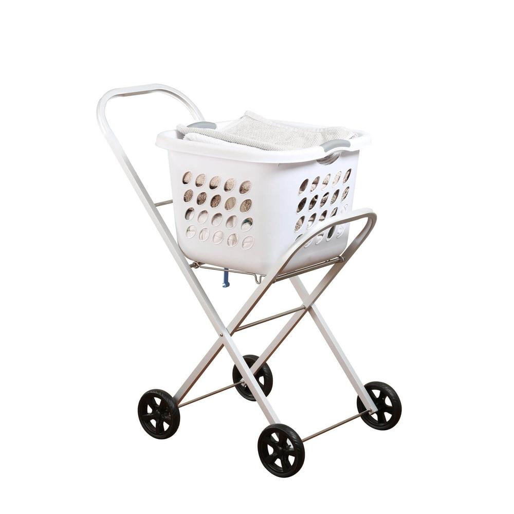 Premium Aluminium Laundry Trolley - LAUNDRY - Baskets and Trolleys - Soko and Co