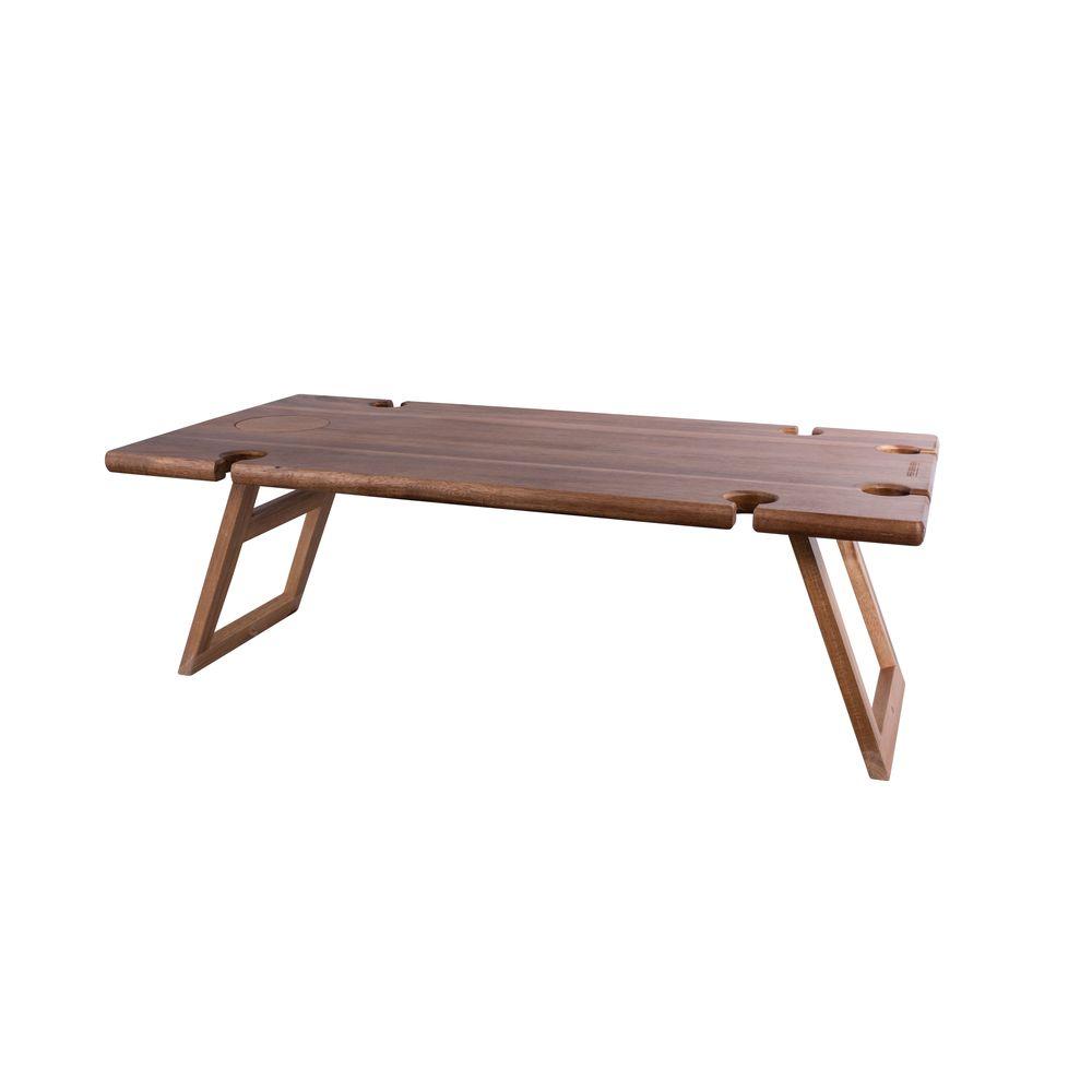 Rectangular 6 Person Folding Acacia Wood Picnic Table - LIFESTYLE - Picnic - Soko and Co