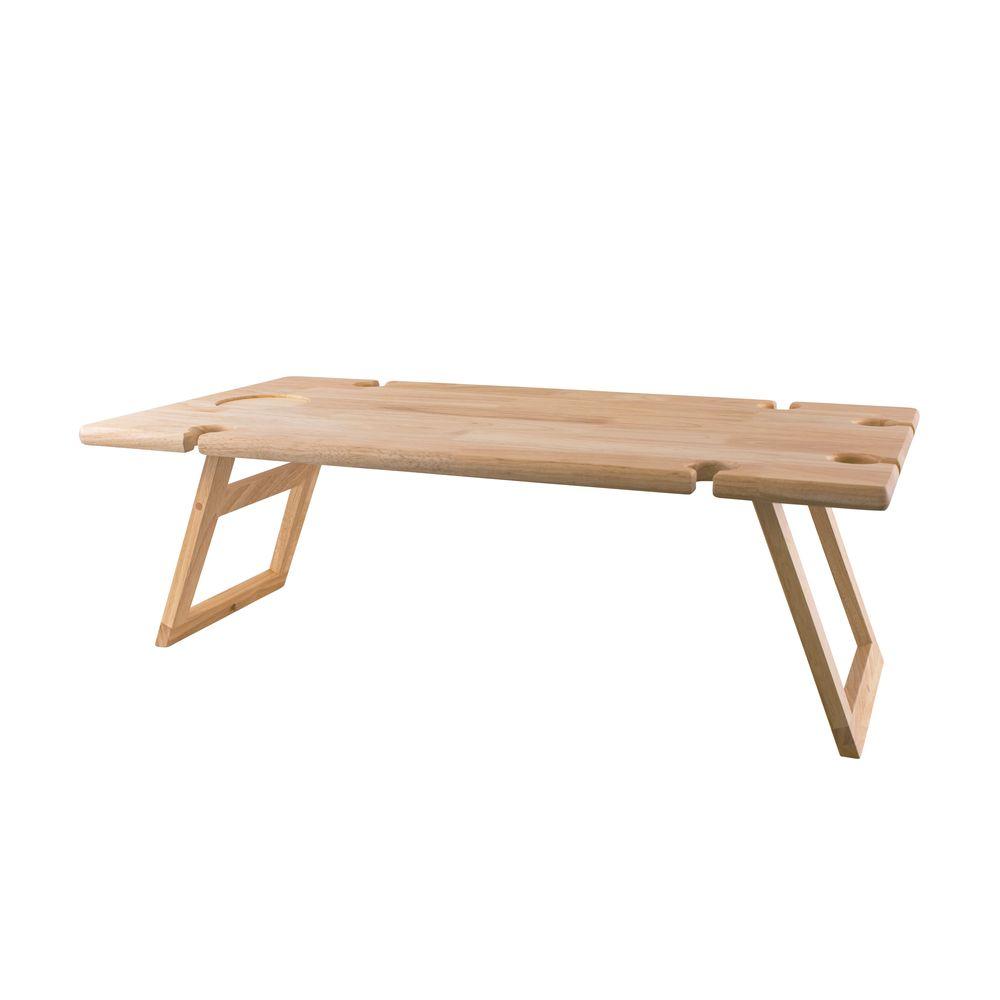 Rectangular 6 Person Folding Rubberwood Picnic Table - LIFESTYLE - Picnic - Soko and Co