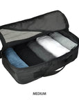 Recycled Travel Packing Cubes 4 Pack Black - LIFESTYLE - Travel and Outdoors - Soko and Co