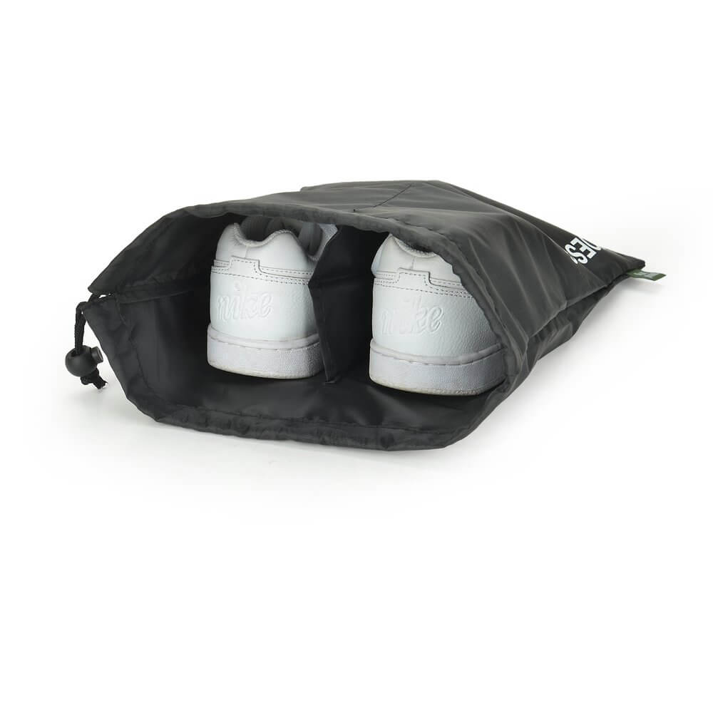 Recycled Travel Shoe Bags 2 Pack Black - LIFESTYLE - Travel and Outdoors - Soko and Co