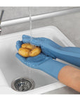 Rena Silicone Cleaning Gloves 2 Pack Blue - KITCHEN - Sink - Soko and Co