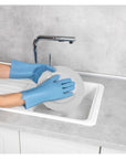 Rena Silicone Cleaning Gloves 2 Pack Blue - KITCHEN - Sink - Soko and Co