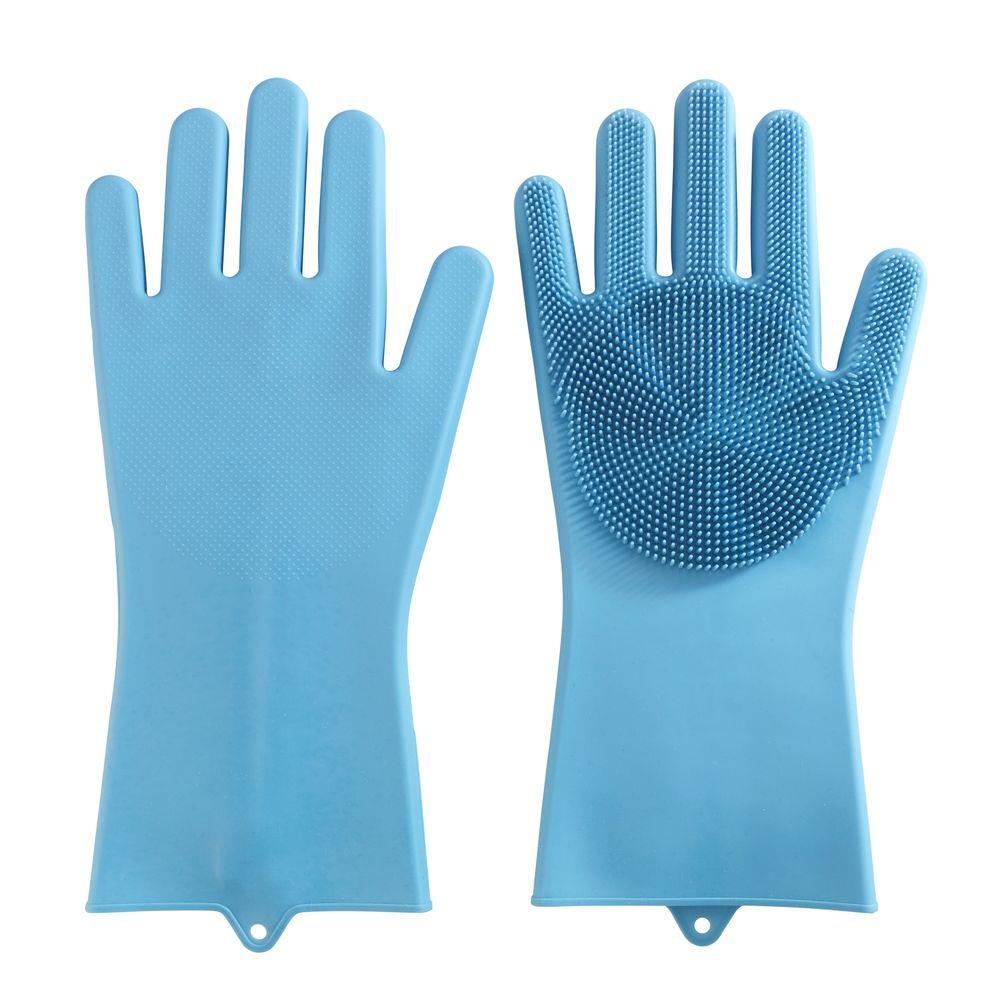 Rena Silicone Cleaning Gloves 2 Pack Blue - KITCHEN - Sink - Soko and Co